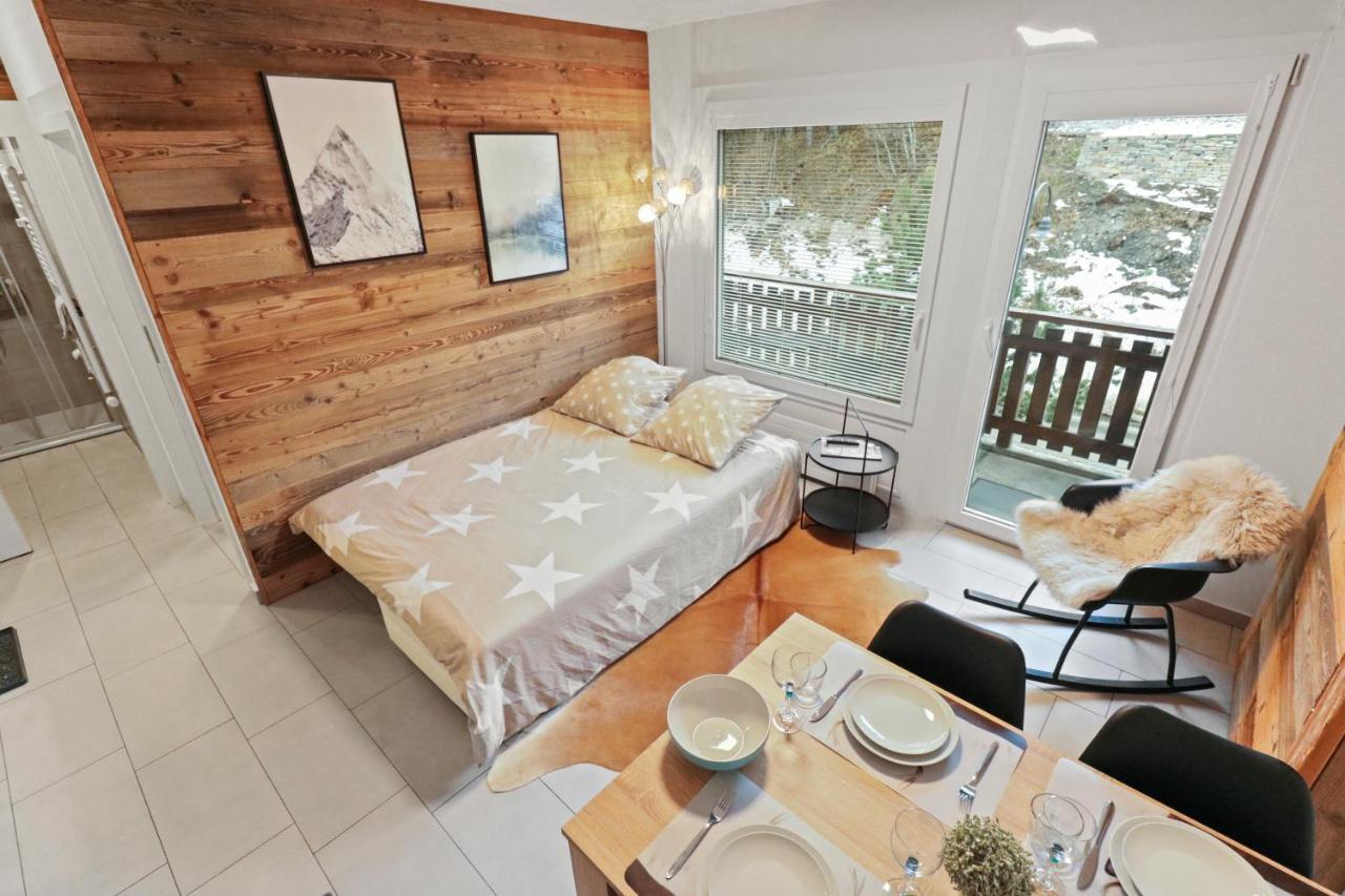 Appartement En Plein Centre De Crans Montana Экстерьер фото
