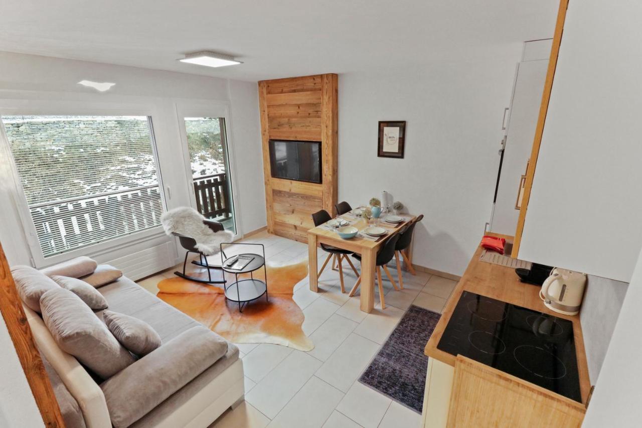 Appartement En Plein Centre De Crans Montana Экстерьер фото