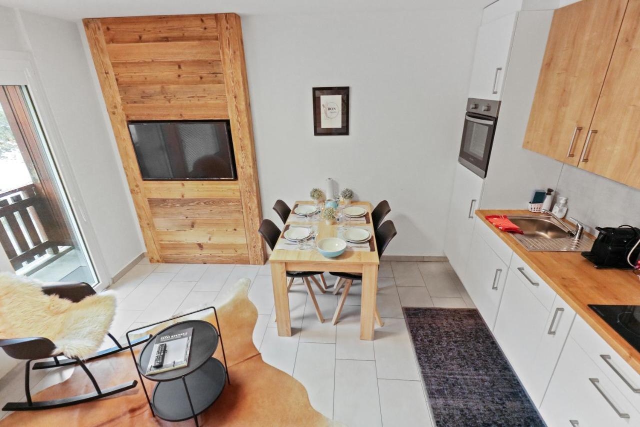 Appartement En Plein Centre De Crans Montana Экстерьер фото