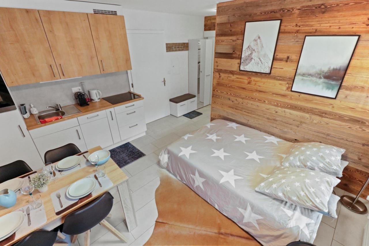 Appartement En Plein Centre De Crans Montana Экстерьер фото
