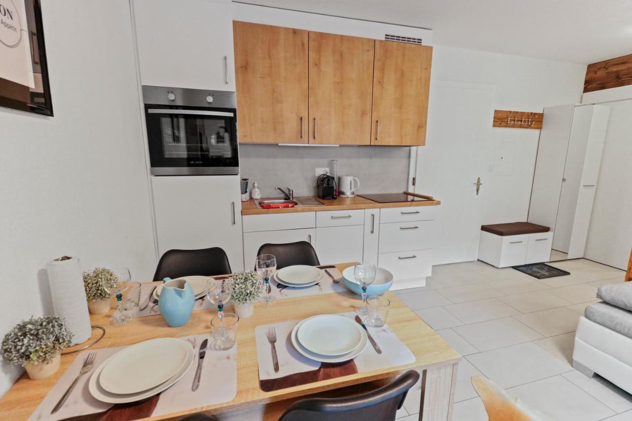 Appartement En Plein Centre De Crans Montana Экстерьер фото